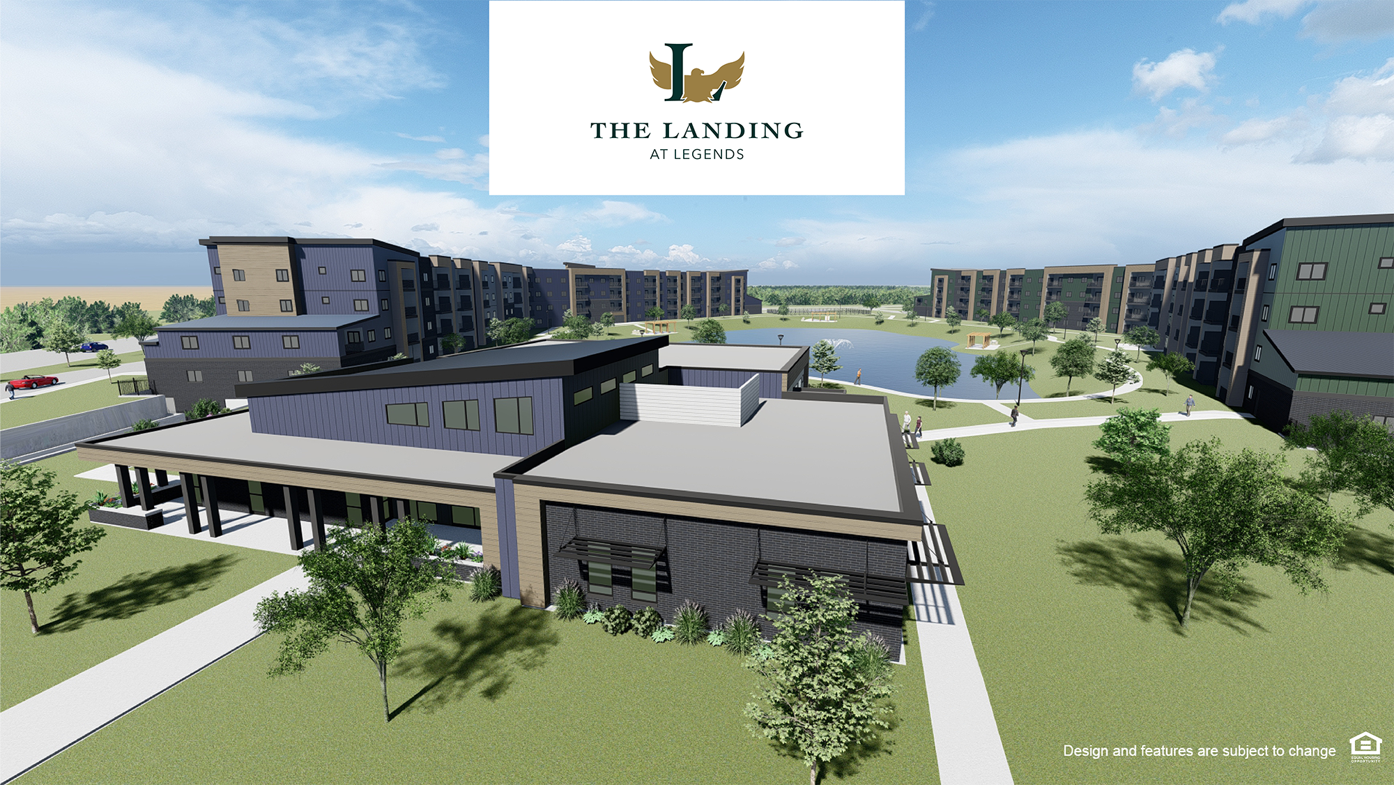 the landing building rendering